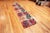 Vibrantly Colorful Andy Warhol Dollars Sign Vibrant and Trendy Vintage Runner Rug, Country of origin: Europe, Circa date:...