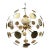Water-Lily Brass Sputnik Sphere Chandelier from Simoeng For Sale