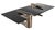 "Falce" Coffee Table With Bronze and Stainless Steel, Hand Crafted For Sale - Image 4 of 6