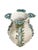 Contemporary Vintage Italian Earthenware Vase With Stylized Peacock Feather Design For Sale - Image 3 of 15