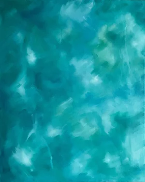 Anatomy of Swimming Pool No. 2 Oil Painting on Canvas by Kory Alexander