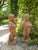 A pair of cherubs from the Impruneta region, renowned for its high-quality terracotta. Dimensions: approx. 67 cm high,...