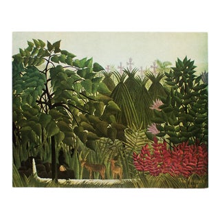 1951 After Henri Rousseau, "Waterfall" Original Parisian Photogravure For Sale