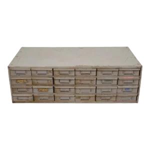 Lyon 24 Drawer Steel Metal Industrial Storage Tool Parts Cabinet Organizer