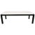 Black Modernist Black Enamel and Bone Hued Leather Bench by B&b Italia For Sale - Image 8 of 8