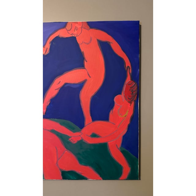 Laura Davis (American [Nc], 21st C.) “Ode to Henri Matisse,” Acrylic on Canvas For Sale - Image 4 of 9