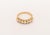 Late 20th Century Vintage 14k Yellow Gold and Diamond Wedding Band For Sale - Image 5 of 8