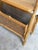Mid-Century Modern Vintage Danish Oak Side Table / Magazine Rack With Cane Storage For Sale - Image 3 of 9