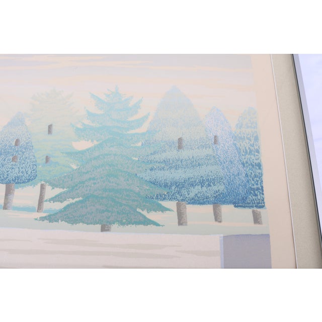 1985 Ann McCall Vertical Landscape Signed and Numbered Limited Edition Serigraph For Sale - Image 12 of 18