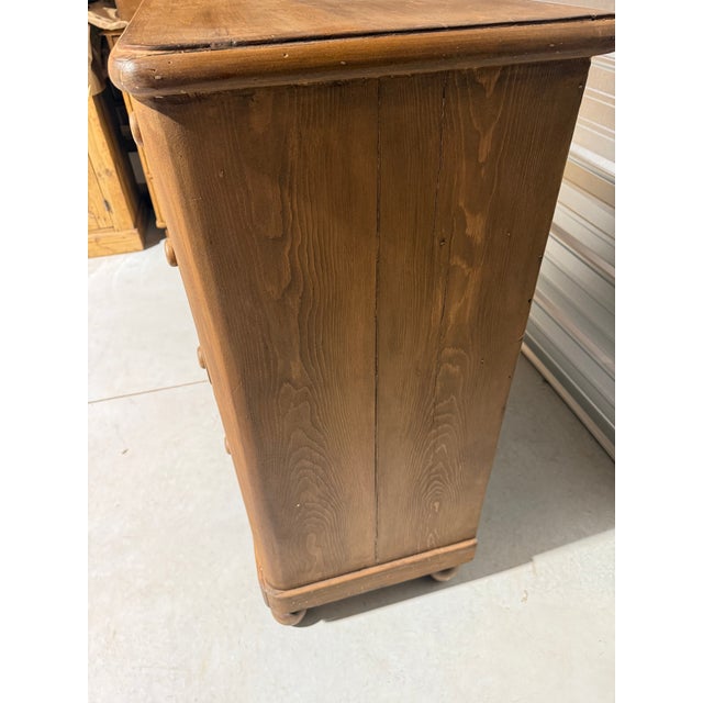 Antique Pine Two Over Three Drawers - Chest of Drawers From England For Sale - Image 16 of 18
