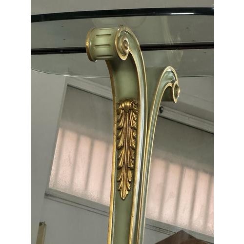 Vintage Floor Mirror with Console Table by Cristal Art, Italy, 1960s For Sale - Image 4 of 16