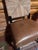 Ralph Lauren Home Blue Label Ej Victor Leather & Rush Dining Side Chair From Jackson Hole Estate For Sale - Image 9 of 9