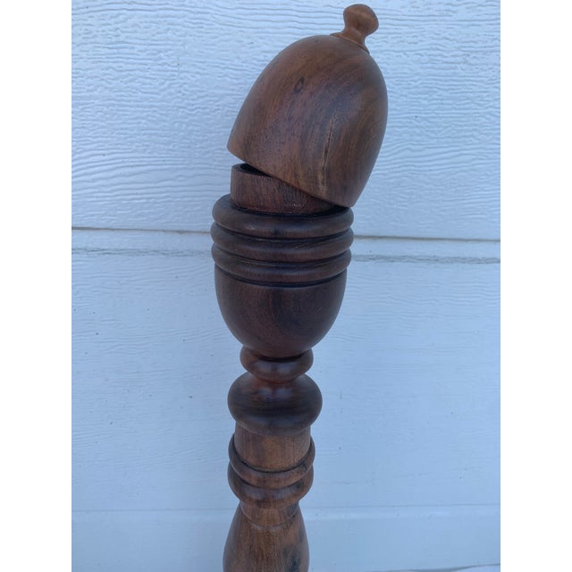 Container on High Leg in Mahogany Wood, 1890s For Sale - Image 14 of 18