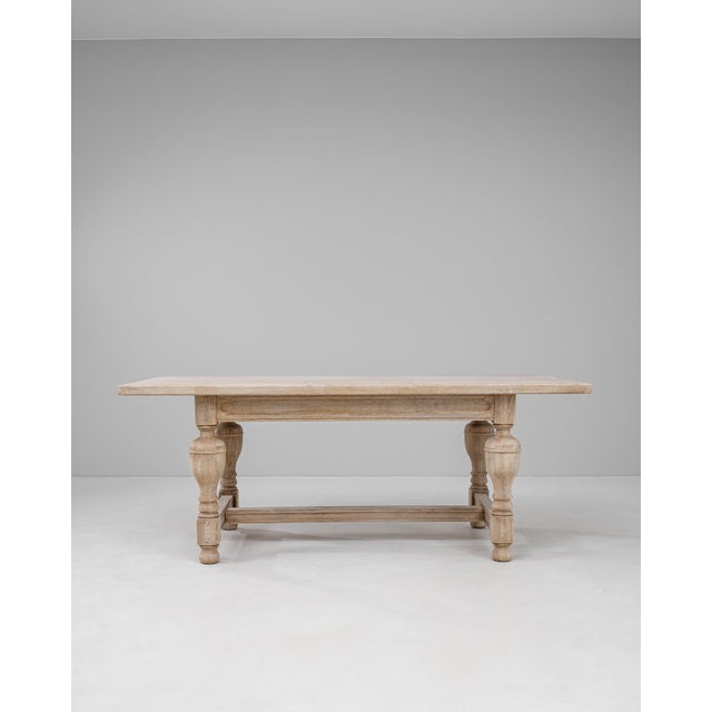 20th Century Belgian Oak Dining Table For Sale - Image 16 of 18