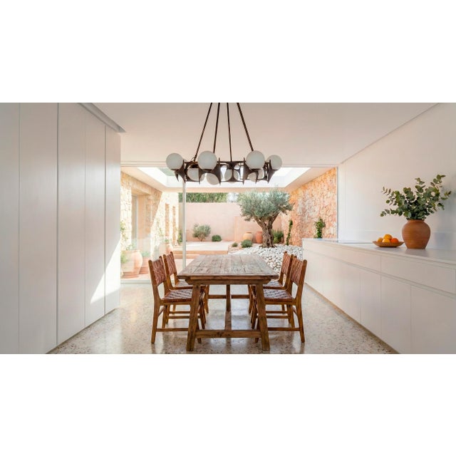 Brutalist Style Chandelier, 1950s For Sale - Image 4 of 16