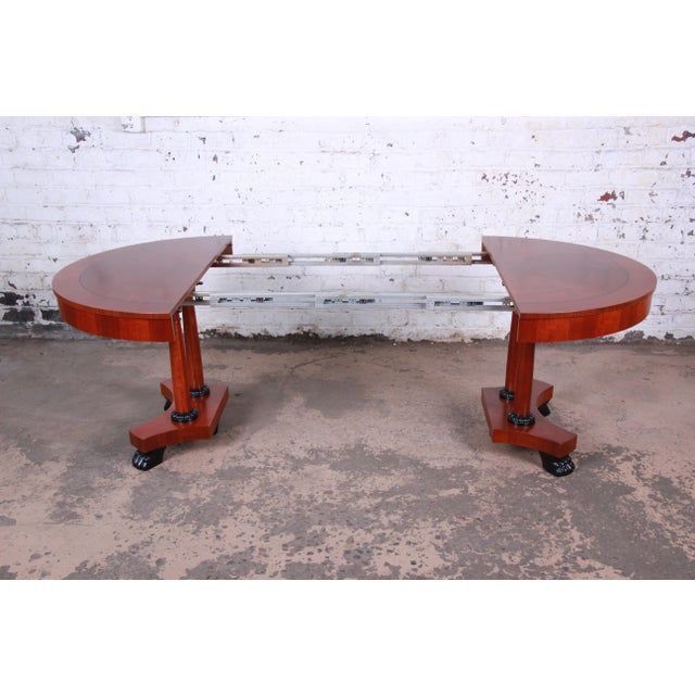 Baker Furniture Palladian Collection Neoclassical Cherry Wood Extension