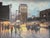 Oil Painting Facsimile by G. Harvey of Texas Street Scene - Dallas Remembered.