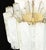 Alabaster White Glass Tubes Chandelier, 1980s For Sale - Image 10 of 15