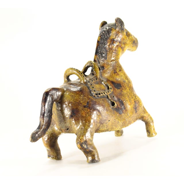 Mid 20th C. Earthenware Ceramic Horse Coin Bank, Mexican Barrio De La Luz For Sale In Houston - Image 6 of 18
