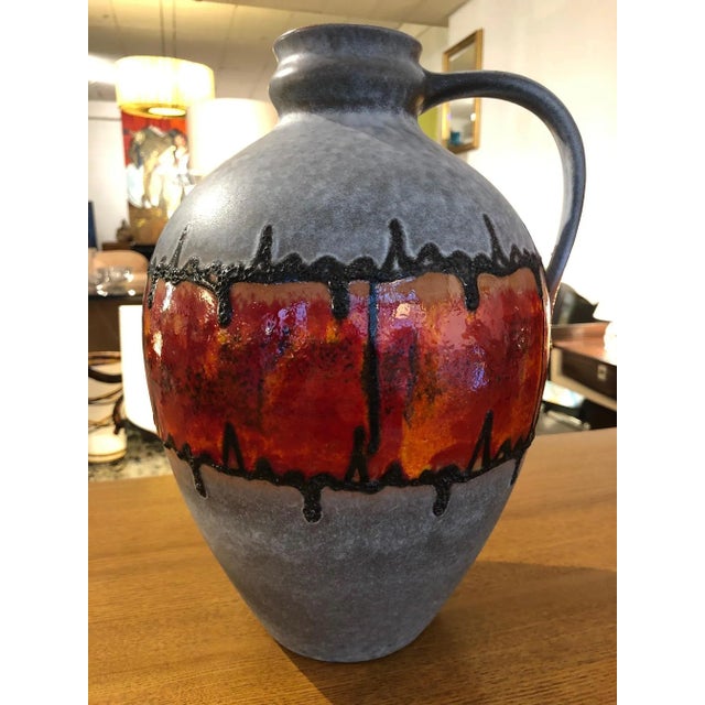 Ceramic Large German Pitcher, 1960s For Sale - Image 7 of 7