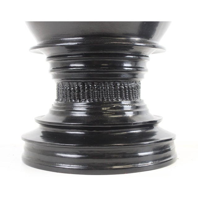 Burmese Black Lacquer Offering Bowl For Sale - Image 10 of 13