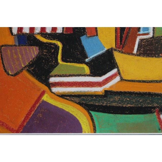 Courdier, Composition Marine, 1989, Pastel on Paper For Sale - Image 8 of 12