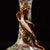 Pair of Vintage Chinese Famille Rose Porcelain Vases, Applied Gilded Dragon Sculpture & Gemstone Inlaid Filigree Base, Chinoiserie Matching Vase Set For Sale - Image 4 of 9