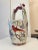 Vintage Floral & Bird Ceramic Water Bucket Vase/Planter For Sale In West Palm - Image 6 of 12