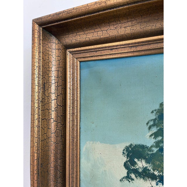 European Artist, Countryside Landscape, 1970s, Oil Painting For Sale - Image 9 of 15