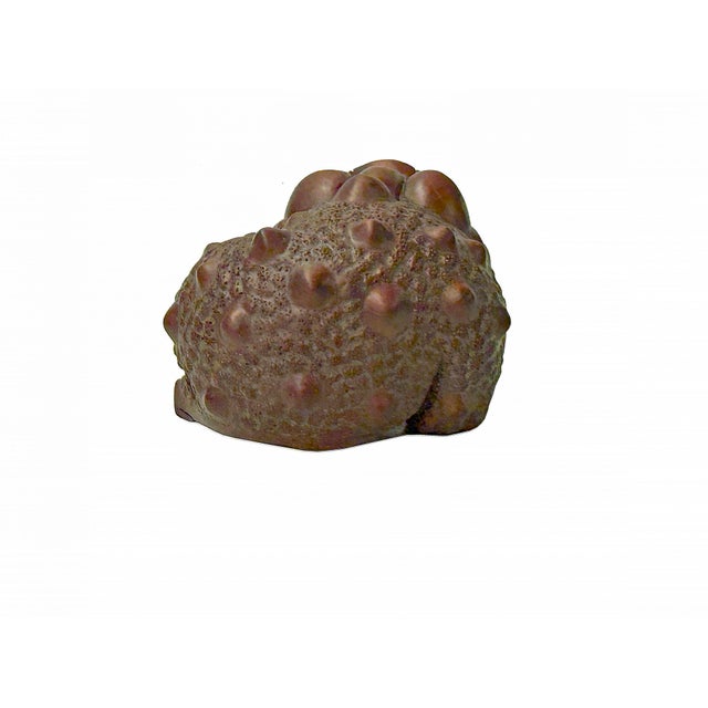Quality Boxwood Carved Chinese Fortune Toad, Money Frog Statue Figure For Sale In San Francisco - Image 6 of 9