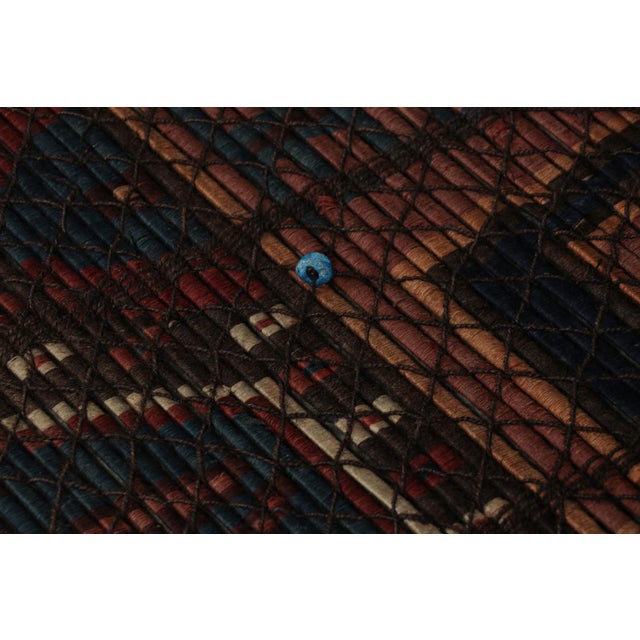 Antique Uzbek Extra-Long Runner Rug With Rare Reed Construction - Rug & Kilim For Sale In New York - Image 6 of 8