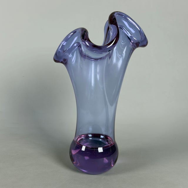 Vintage Murano Glass Vase, 1970s For Sale - Image 4 of 11