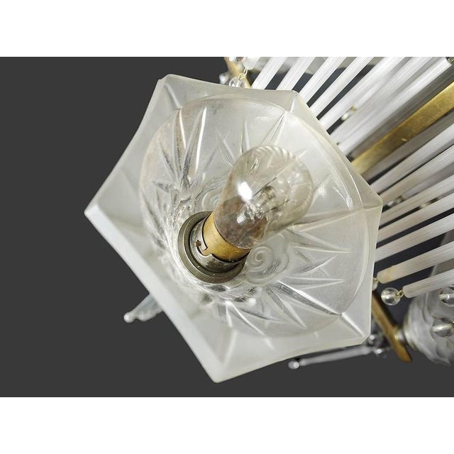 French Art Nouveau Chandelier from Lorrain / Daum For Sale - Image 6 of 10