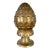 Antique French Tall Brass Artichoke Finial For Sale