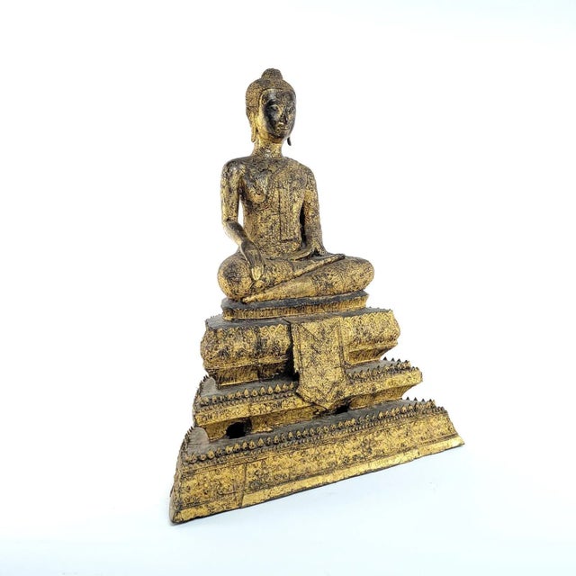 Tourist Bronze Buddha, Probably Vintage For Sale In San Francisco - Image 6 of 11