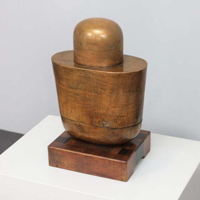 Annnet Gaaikema, Holy Grail Sculptural Form, 1980s, Wood For Sale - Image 9 of 9