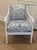 Vintage Hibriten Bernhardt Caned Armchair With Lee Jofa Oscar De La Renta Sameera Fabric For Sale In Little Rock - Image 6 of 18