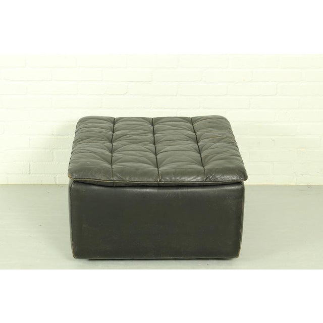 Black DS-11 Modular Lounge Set in Black Leather from de Sede, 1970s, Set of 3 For Sale - Image 8 of 18