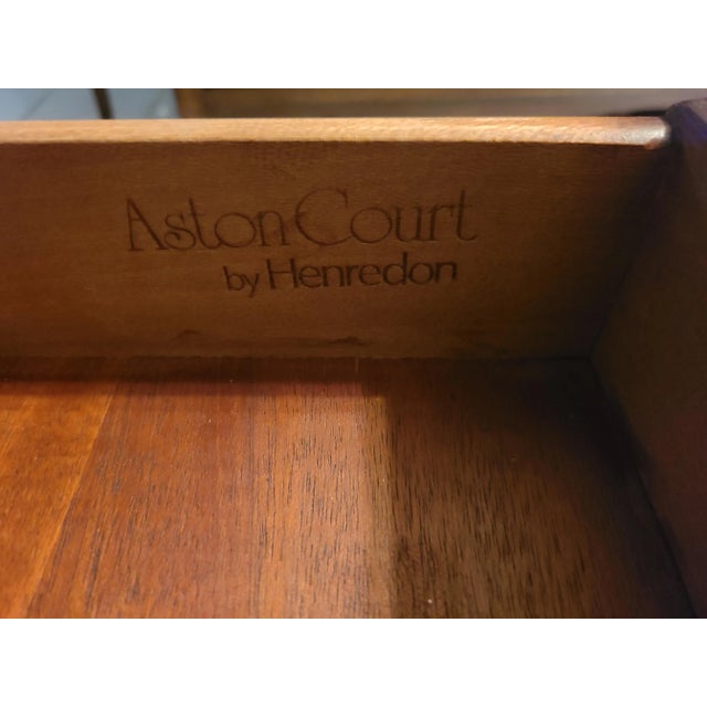 Vintage Chippendale Style Aston Court by Henredon Side Table For Sale - Image 12 of 13