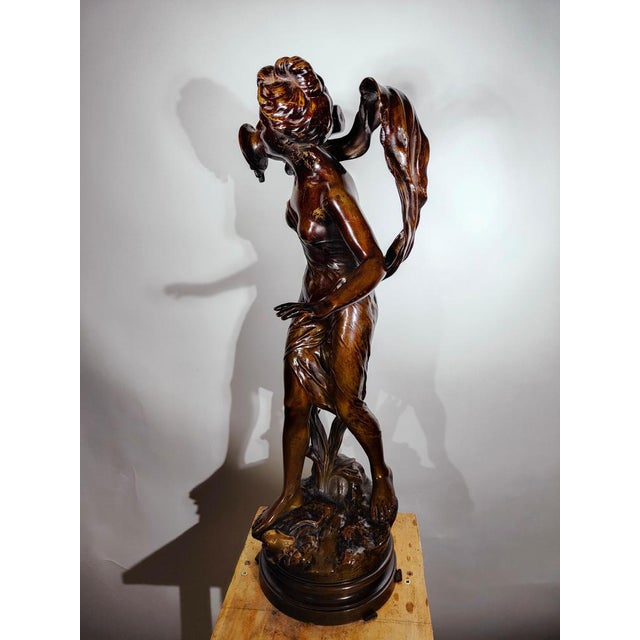 Large Bronze Figurine by Charles Théodore Perron, 1880s For Sale - Image 12 of 14