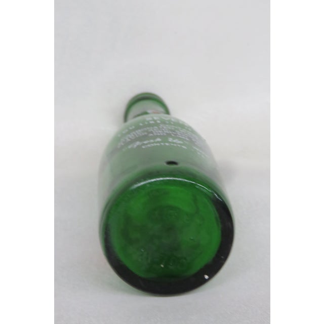 1950s Seven Up 7up 7oz Green Soda Bottle 4337b For Sale - Image 9 of 9