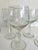 Here is a charming set of five glasses with matching decanter featuring an amazing etched, frosted schooner ship design!...