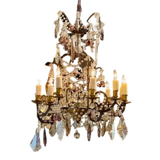 French Iron Chandelier For Sale
