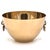 Vintage 1960s Brass Bowl With Elephant Head Rings, Mid-Century Ice Bucket or Planter For Sale - Image 9 of 9