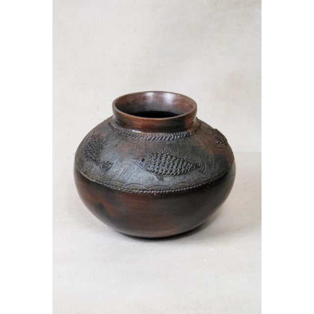 Vintage South African Zulu Pot For Sale - Image 5 of 5