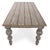 2020s Distressed Farm House Dining Table For Sale - Image 5 of 10