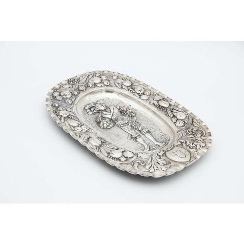 Silver Tray Fruit Bowl For Sale - Image 4 of 4