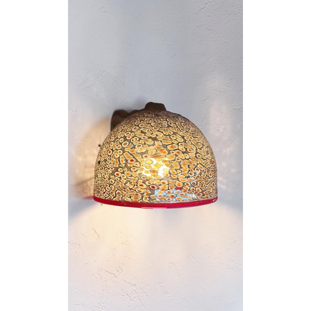 Mid-Century Modern Neverrino Wall Lamp by Gae Aulenti for Vistosi, Italy, 1970s For Sale - Image 3 of 6
