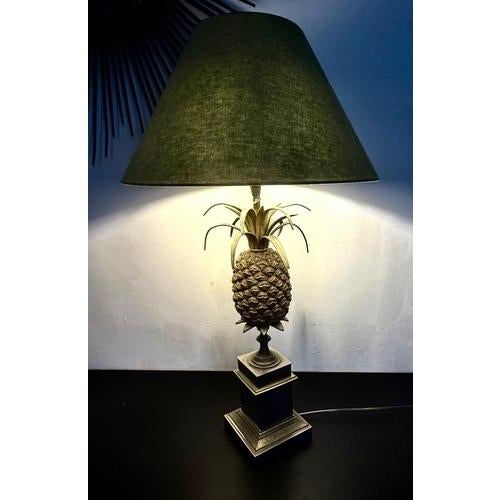 Vintage Pineapple Table Lamp For Sale - Image 6 of 9
