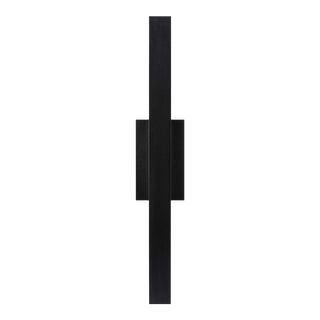 Visual Comfort Modern Chara Square 26 Outdoor Wall LED Black For Sale